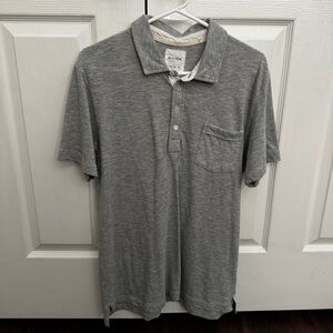 Men's Gray Polo Shirt Billy Reid